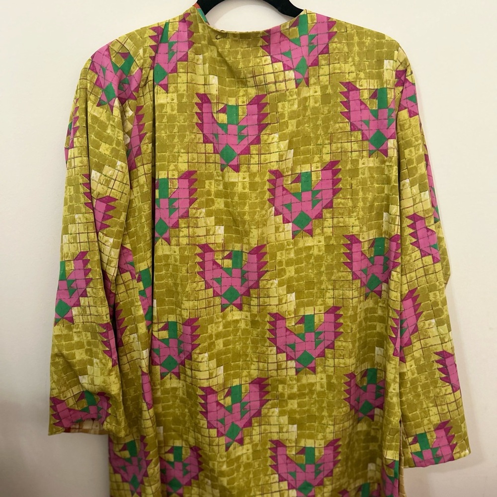 Vintage Geometric Patterned Jacket